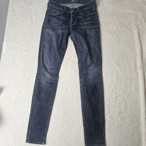7 For All Mankind Jeans 26 Gwenevere Skinny Dark Denim
